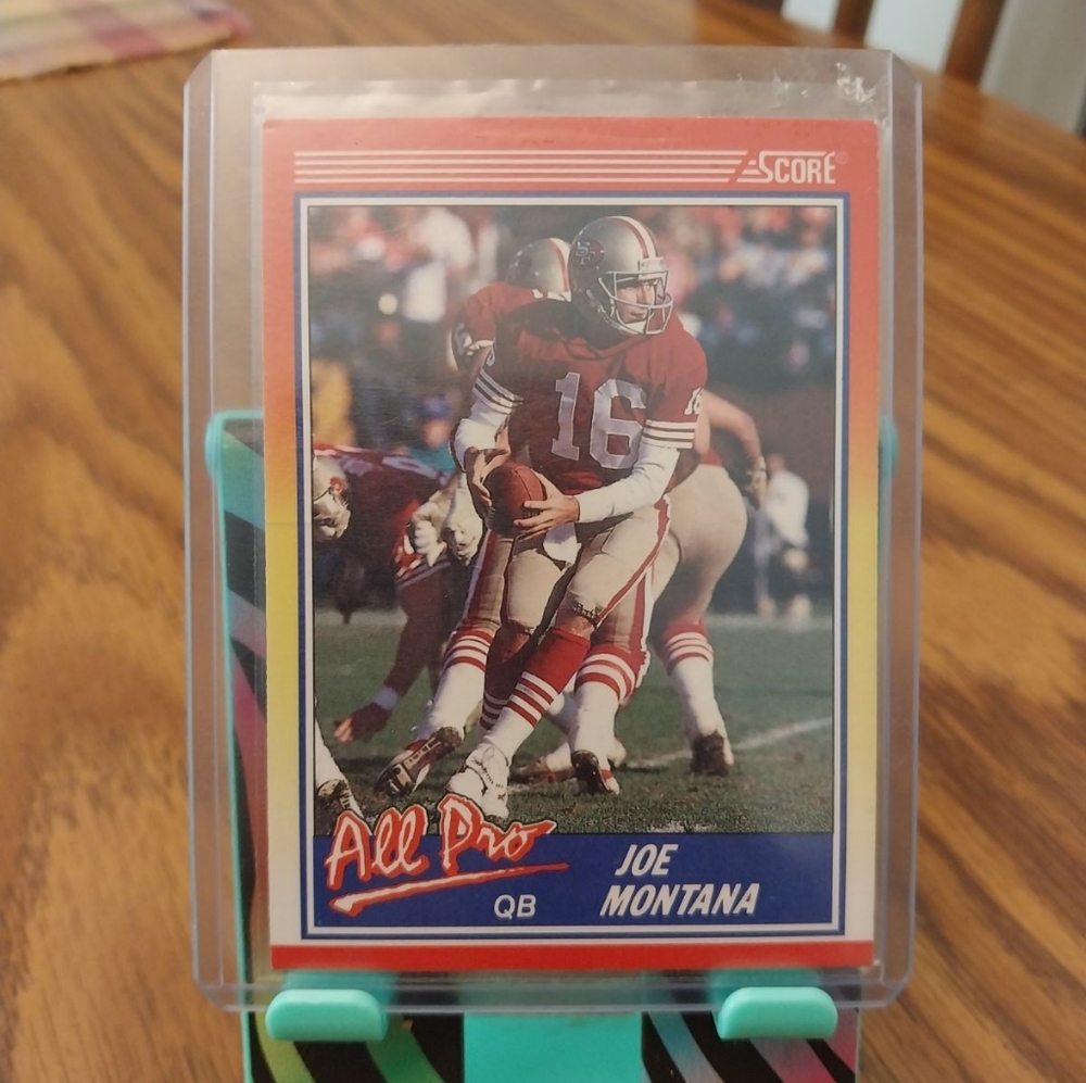 Joe Montana red dot all pro error card